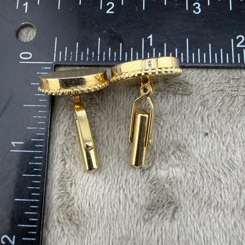 Vintage Destiny‎ Cufflinks Gold Tone